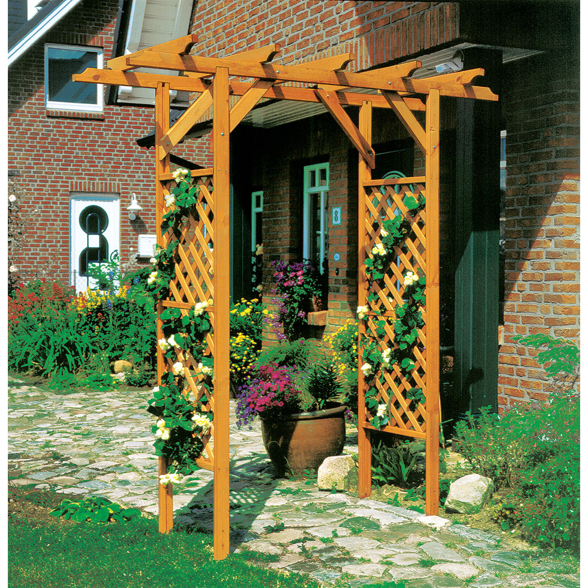 Promadino Pergola Bamberg ohne Pflanzkästen