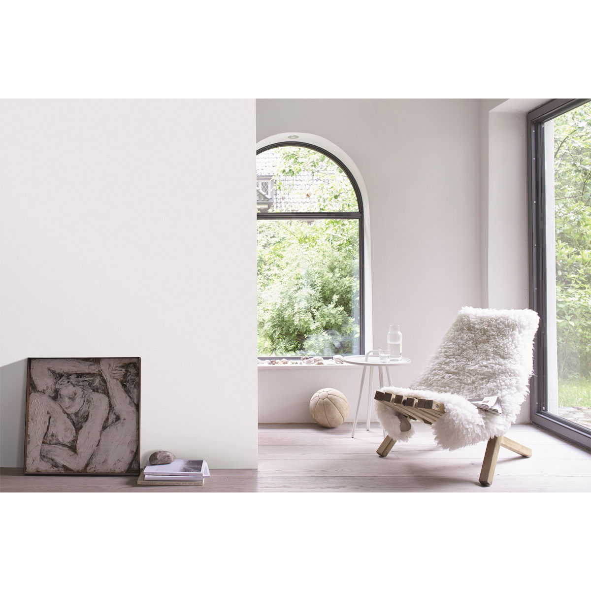 Alpina  Wandfarbe Silikat Wohnweiß 10 L Bild 5