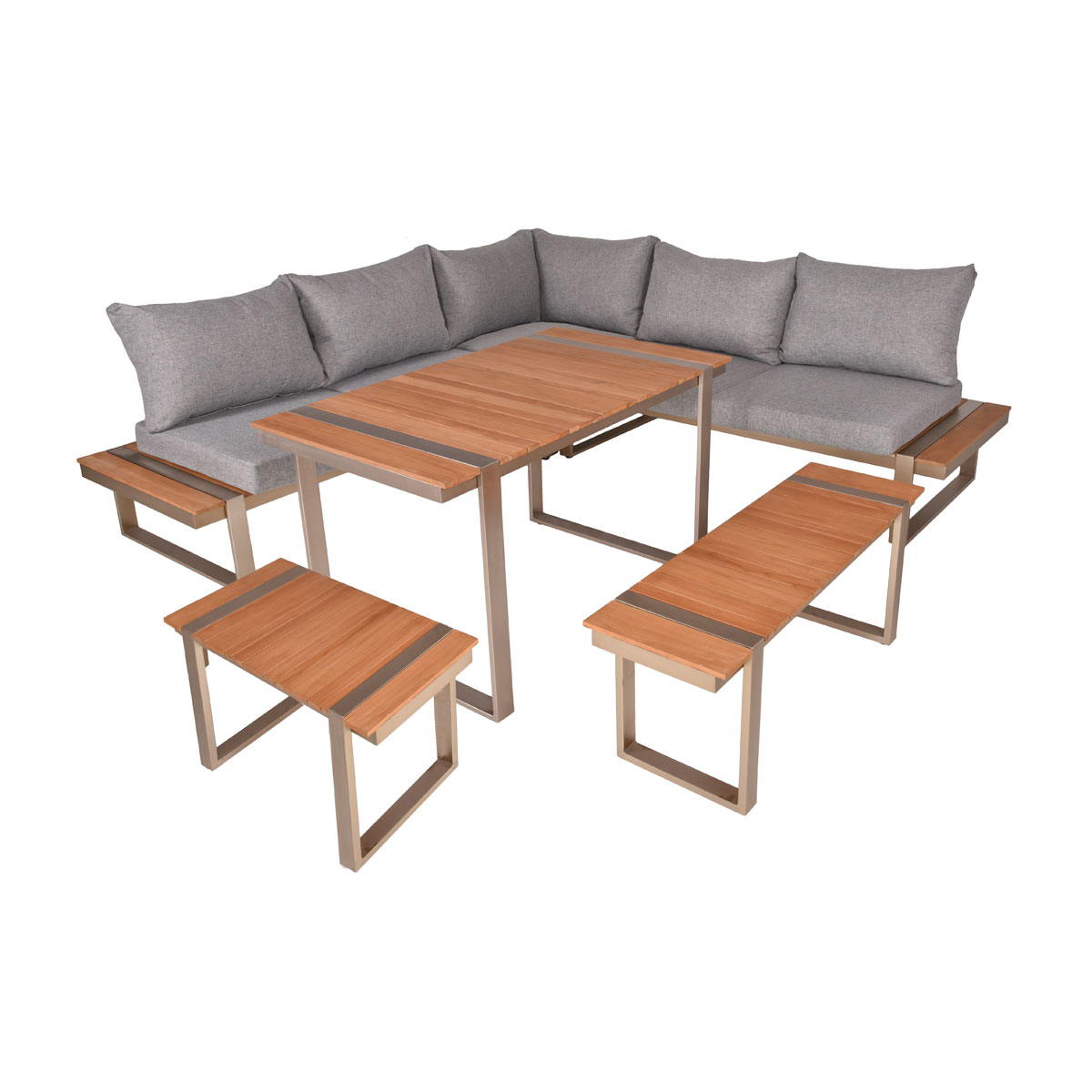 Lounge-Eckgruppe Aurea 6-teilig