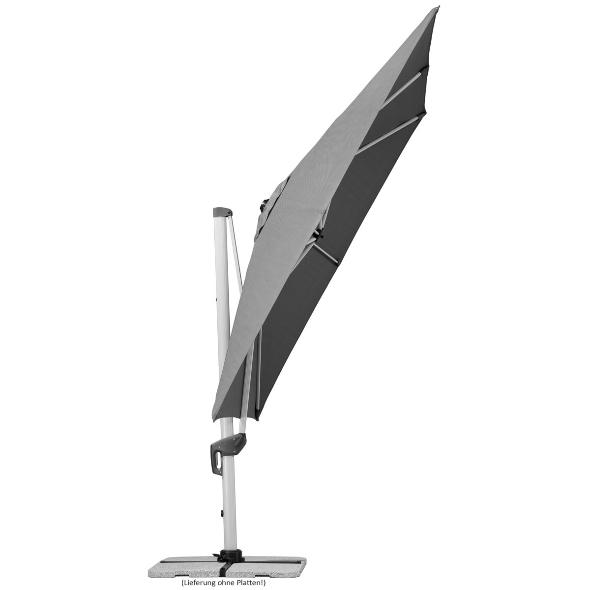 Schneider Schirme Sonnenschirm Monaco 300 x 300 cm granitgrau Bild 4