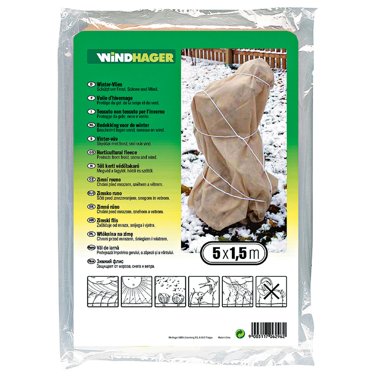 Wintervlies Aktion 5 x 1,5 m Bild 1