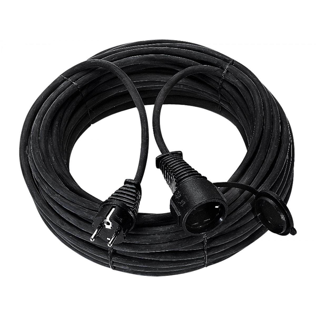 Flector Technik Gummi-Verlängerung schwarz 10 m Bild 1