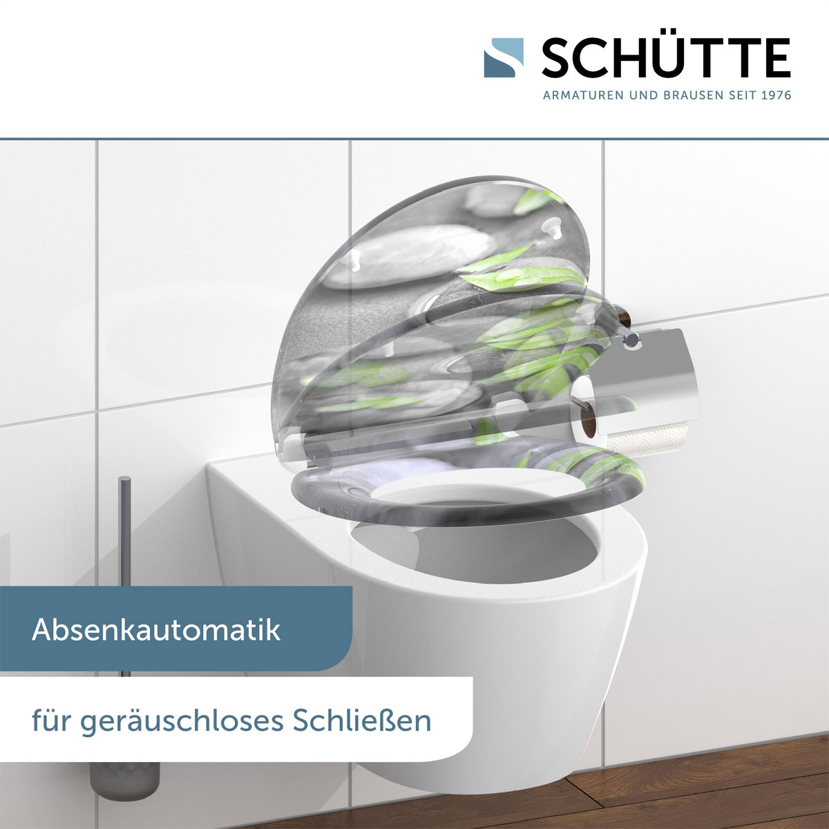 Schütte Duroplast WC-Sitz STONE mit Absenkautomatik und Schnellverschluss Bild 5