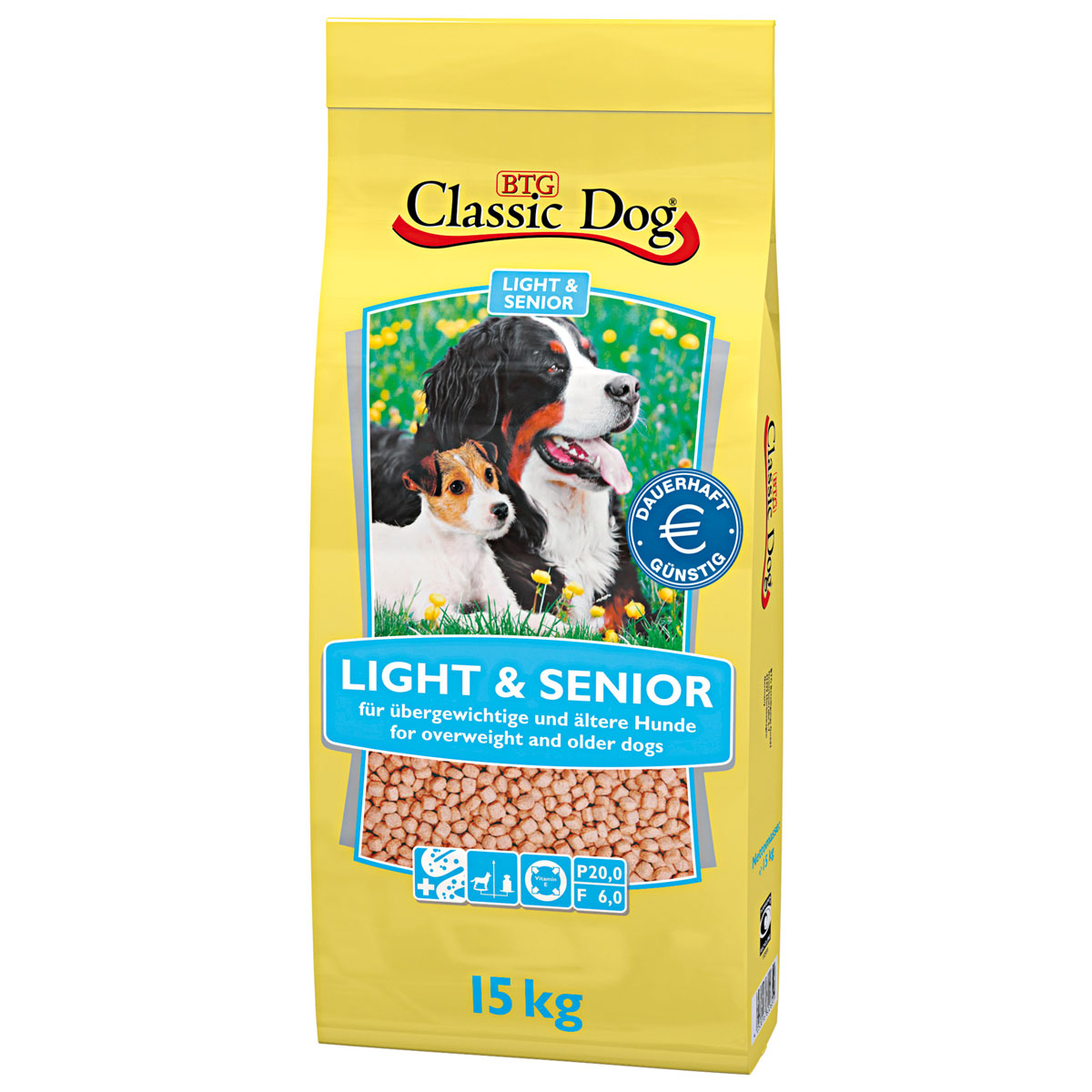Classic Dog  Light Senior 15kg Bild 2
