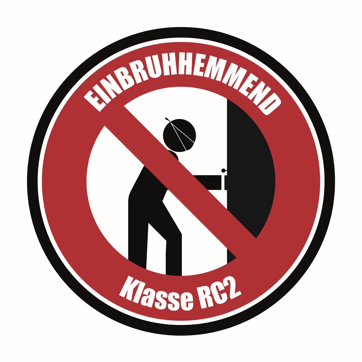 SplenDoor  Sicherheits-Nebeneingangstuer NS4 RC2 auf Maß, Anthrazit, Links Bild 3