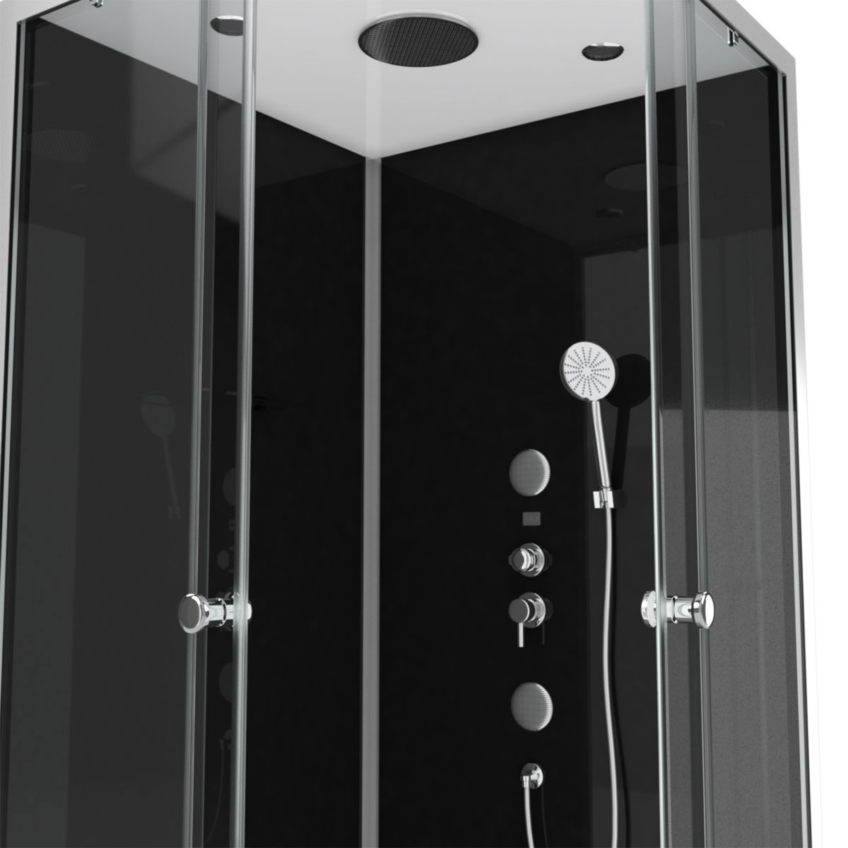 Aurlane Komplettdusche Club Square eckig 90 x 215 x 90 cm Bild 4