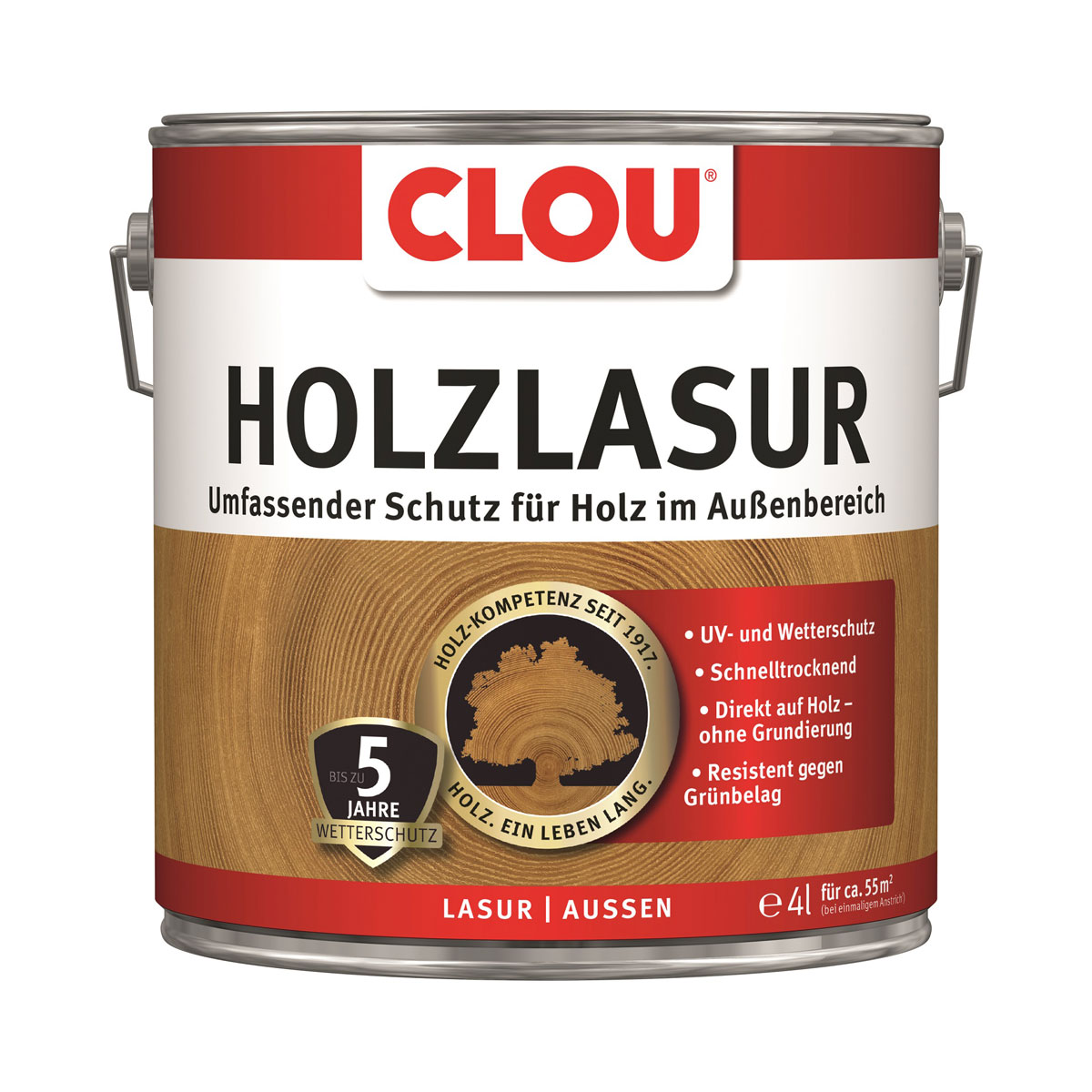 Clou Holzlasur Palisander 4 L