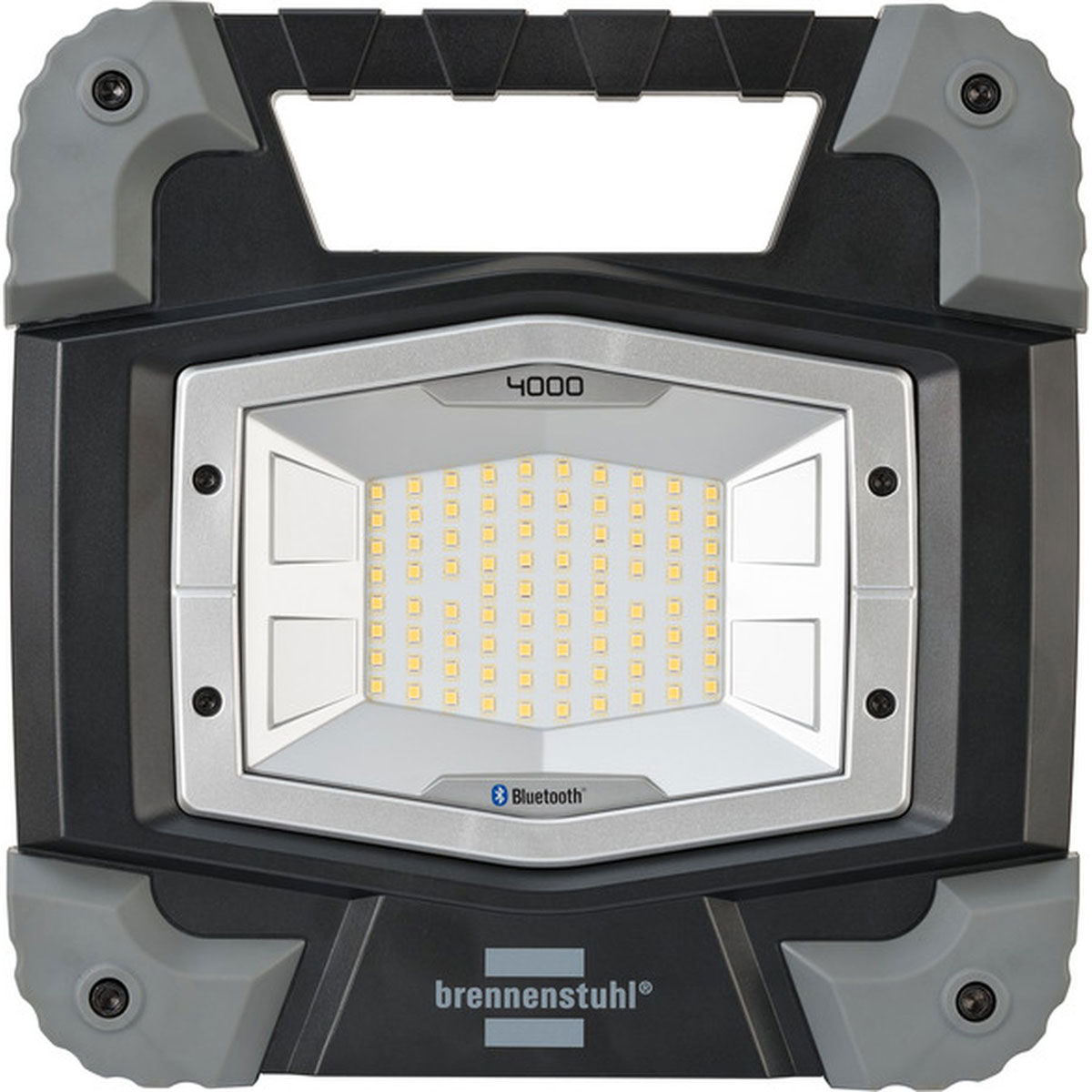 Brennenstuhl LED-Akku-Strahler Toran 4000 MBA mit Bluetooth 40W  grau-schwarz, 40