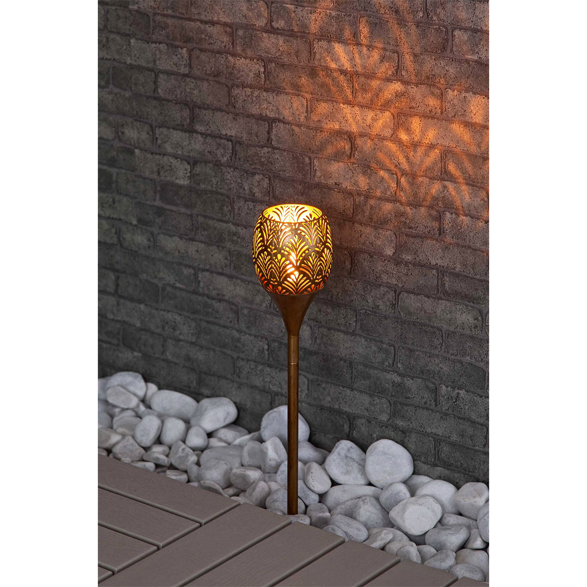 Flector Solarfackel Golden Lily inkl Flackereffekt Bild 3