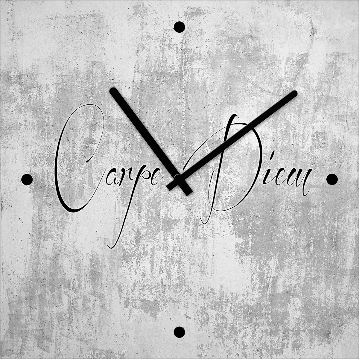 Time-Art Carpe Diem 20 x 20 cm Glasuhr