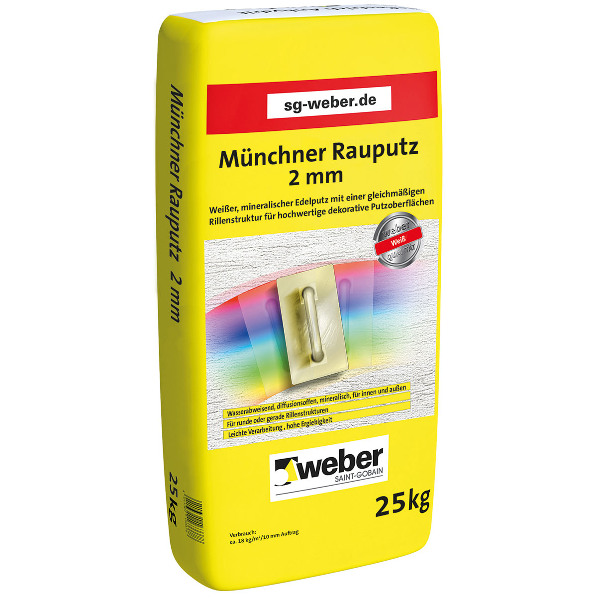 Münchner Rauputz 2 mm 25 kg