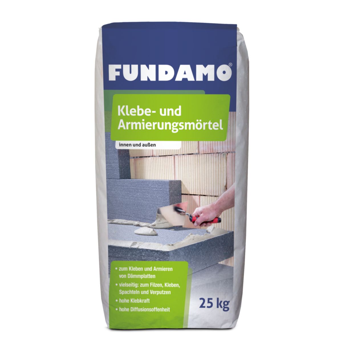 Fundamo Klebemörtel und Armierungsmörtel 25 kg
