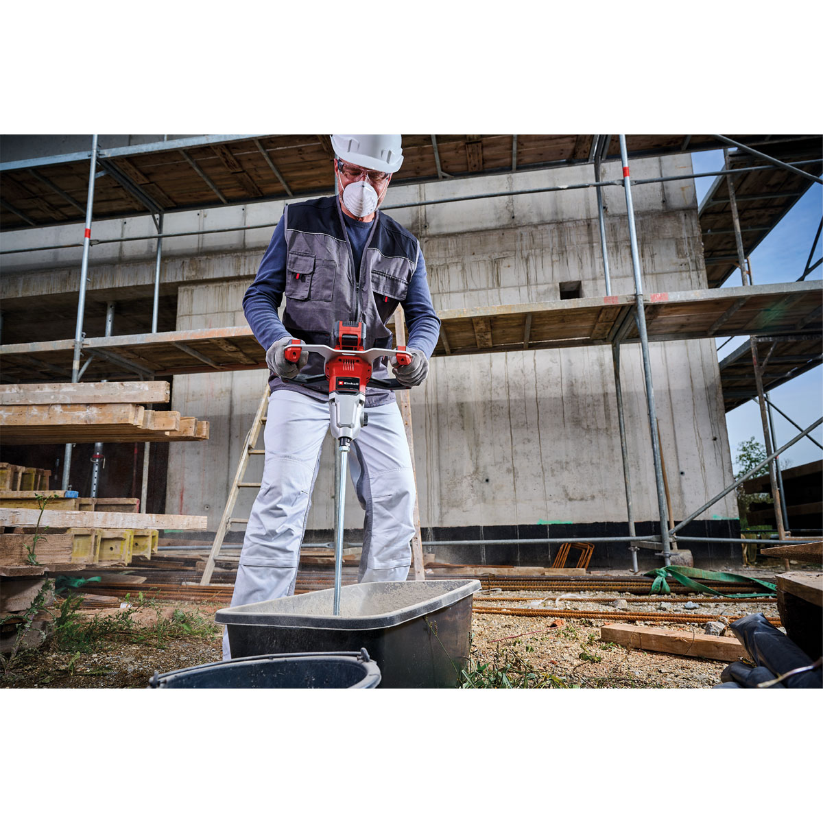 Einhell  Akku-Farb-/Mörtelrührer TP-MX 18-2 Li BL - Solo Bild 12