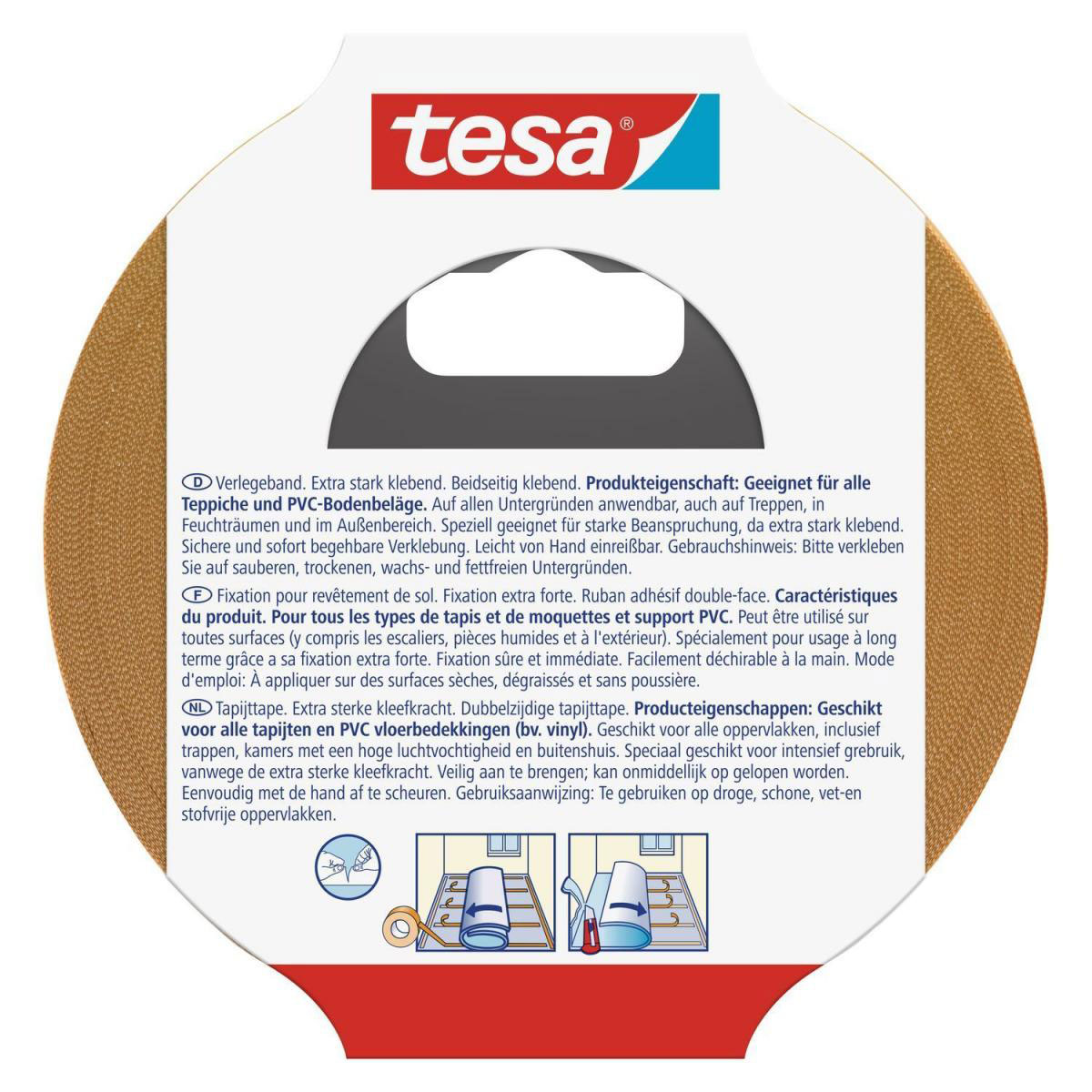 Tesa Verlegeband extra stark klebend 25 m Bild 3