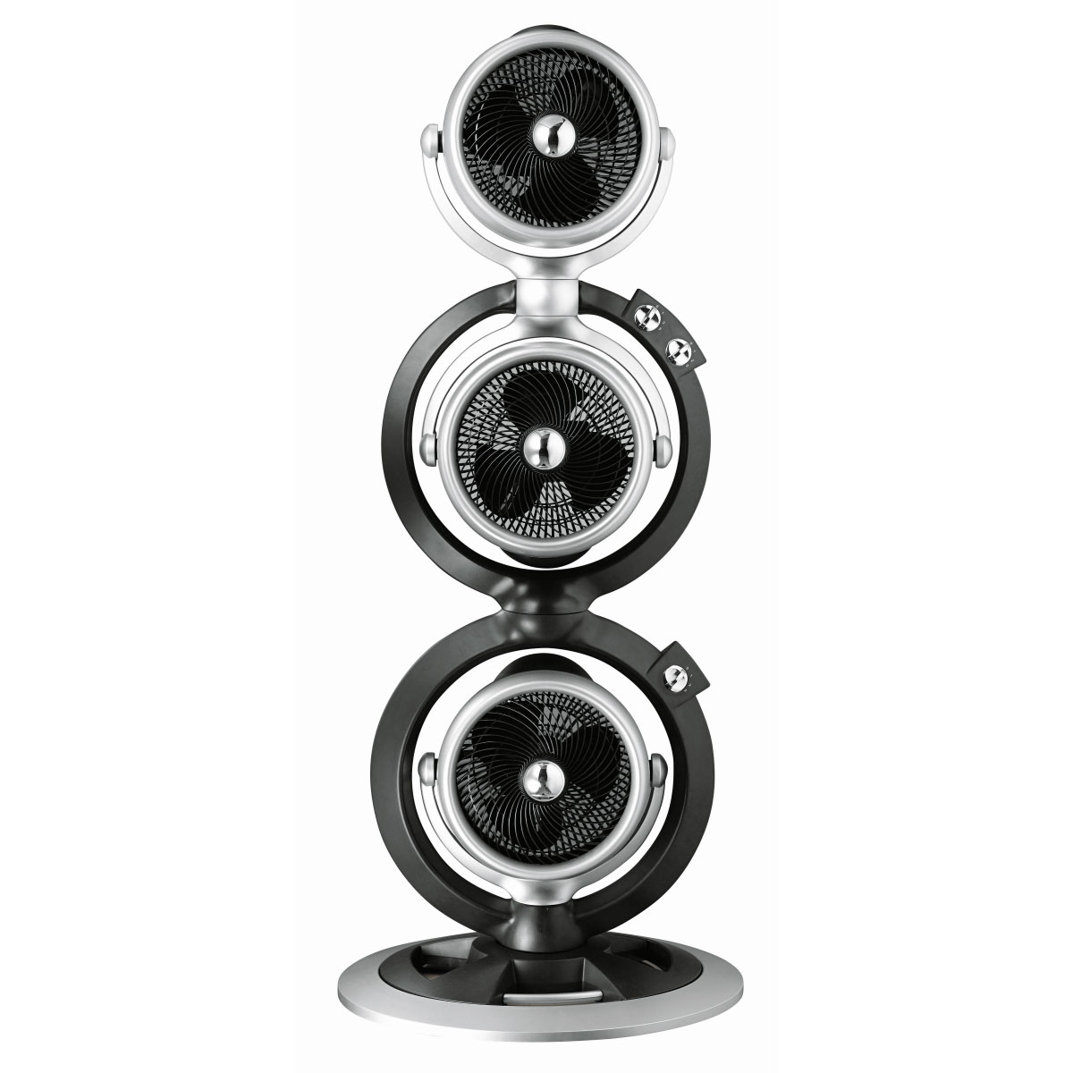 Flector Technik Standventilator Triple schwarz Bild 2