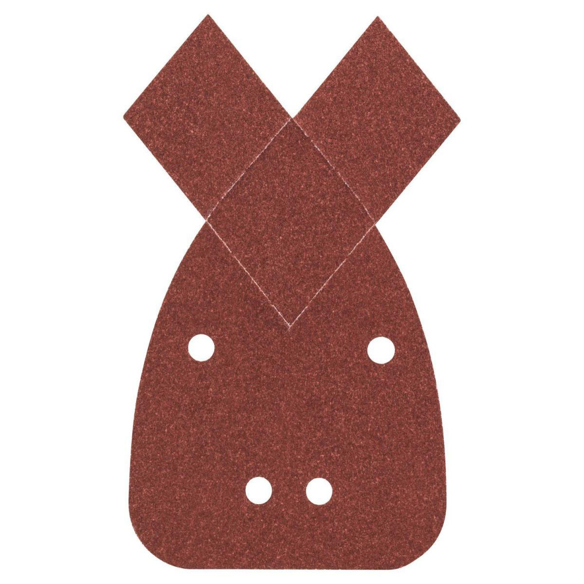 Bosch  DIY Multischleifblatt 9,5 x 13,5 cm G120 Klett 5 Stück Bild 1