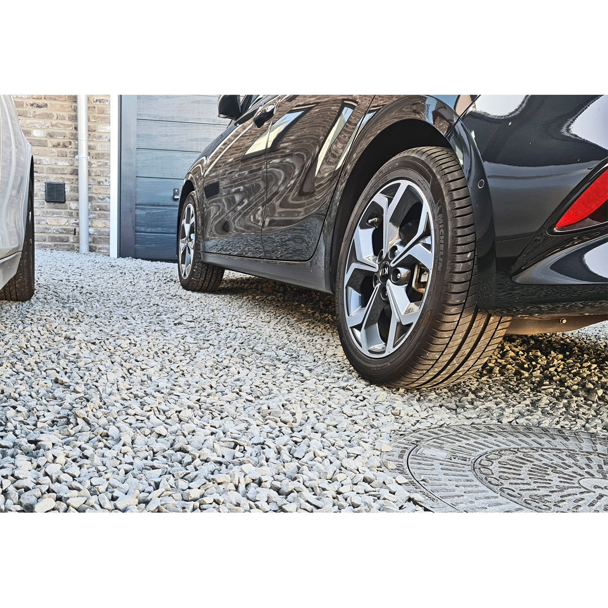 Kieswabe grau 80 x 60 cm Bild 3