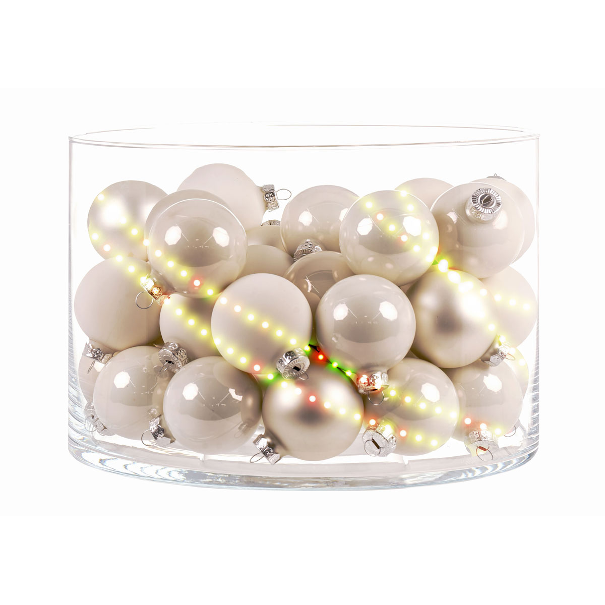 Ambientis Glaskugeln 3 cm weiss Mix Bild 7