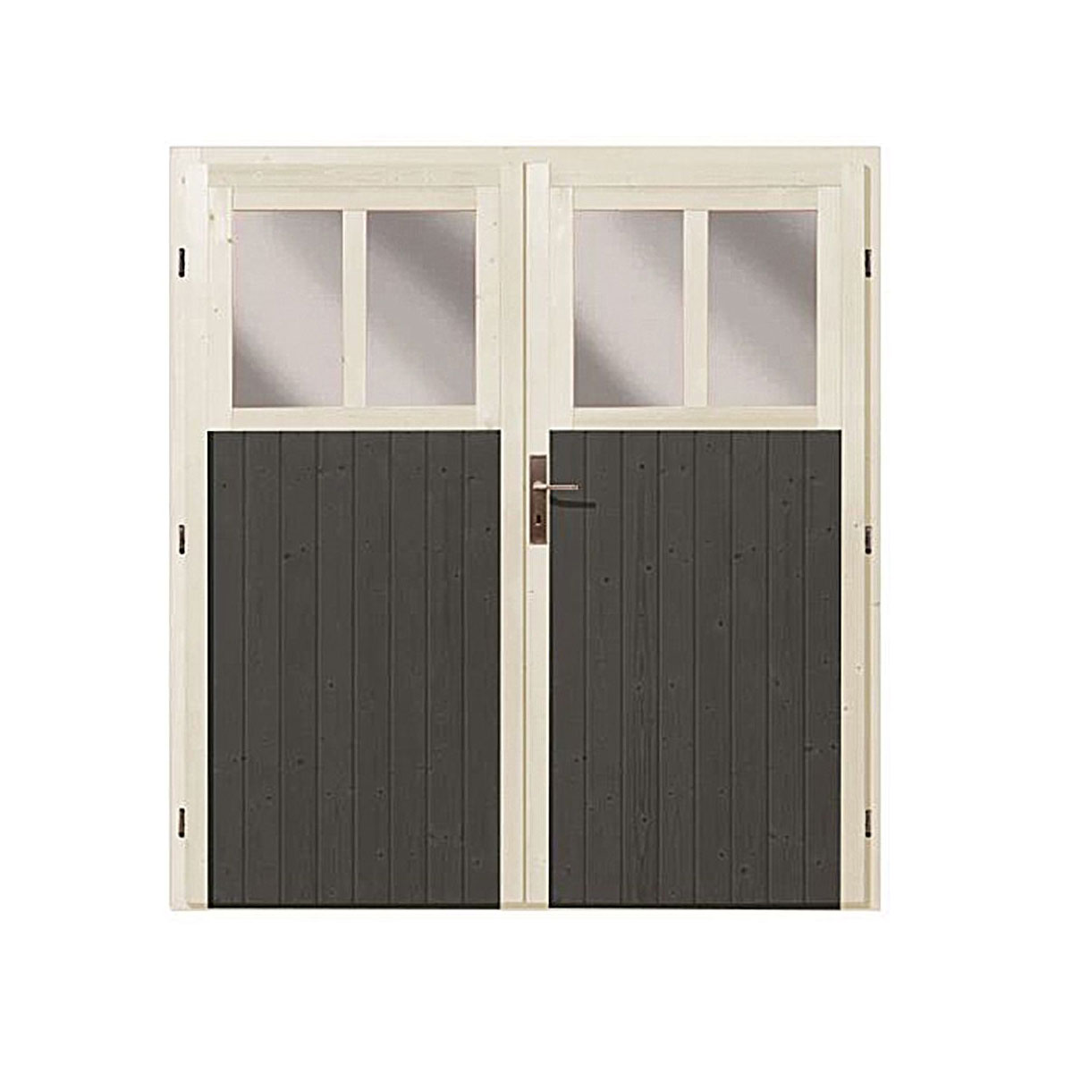 Karibu  Blockbohlenhaus Bomlitz 3 terragrau Bild 5