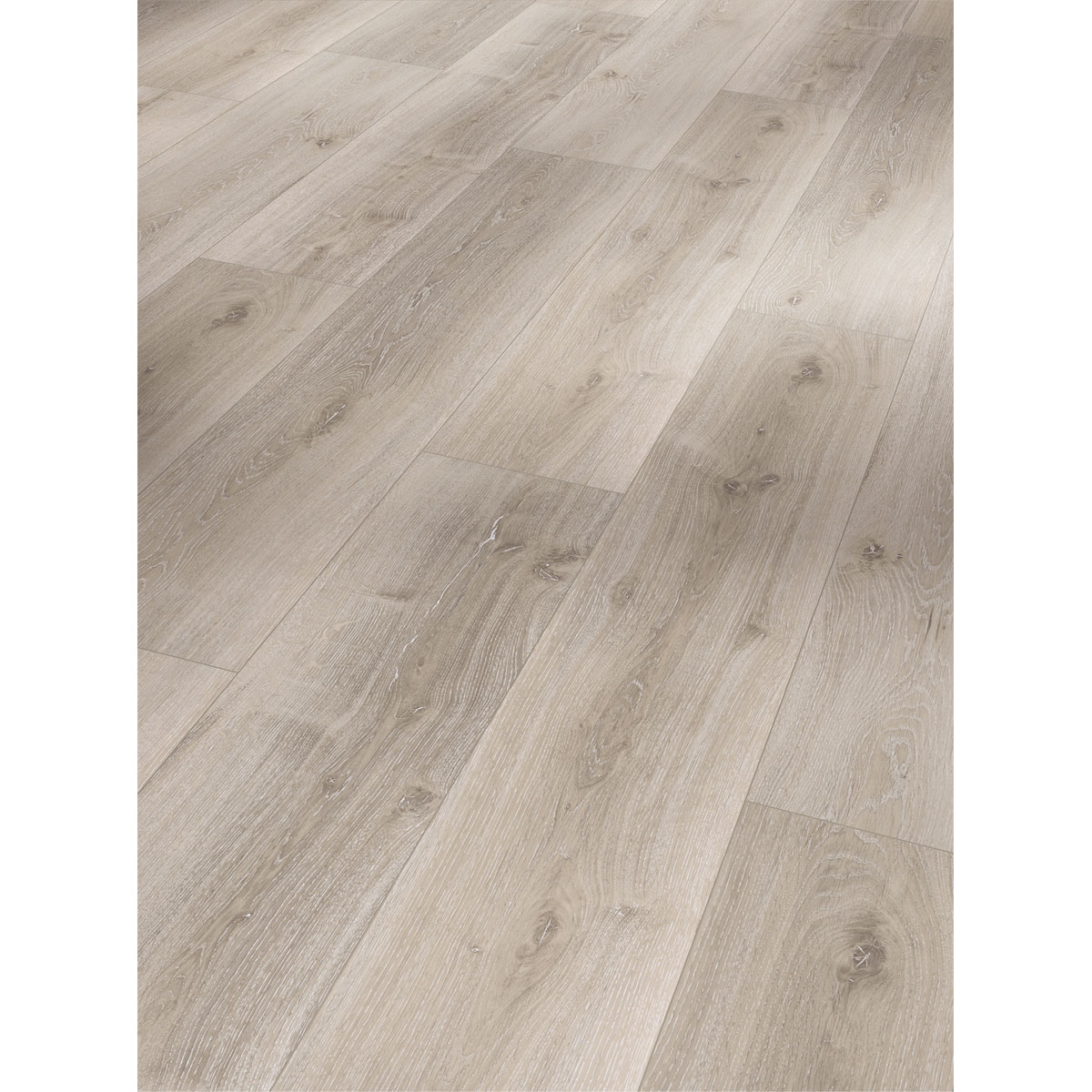Parador Vinylboden Basic 5.3 Eiche grau geweißt gebürstete Struktur 22,5 x 120,9 cm