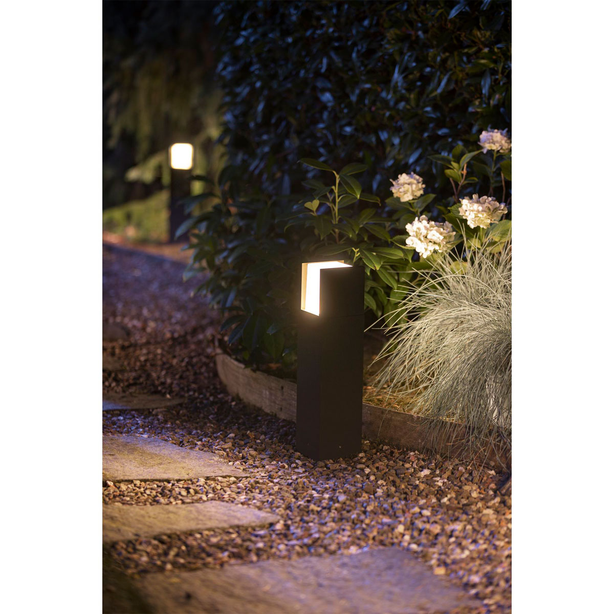 Philips Hue LEDWegeleuchte Fuzo anthrazit 242803