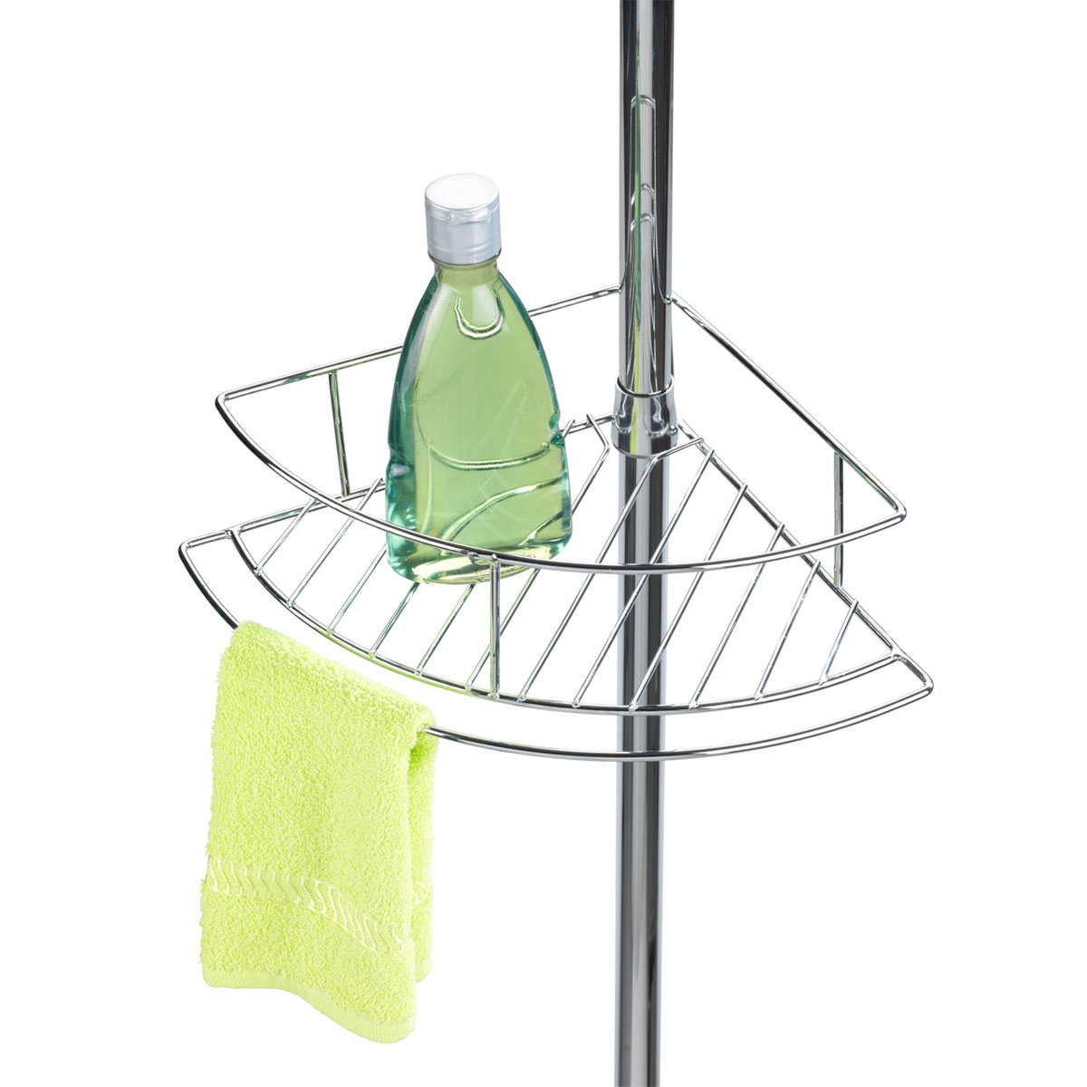 Wenko  Teleskop-Eckregal Dolcedo Edelstahl rostfrei Bild 8