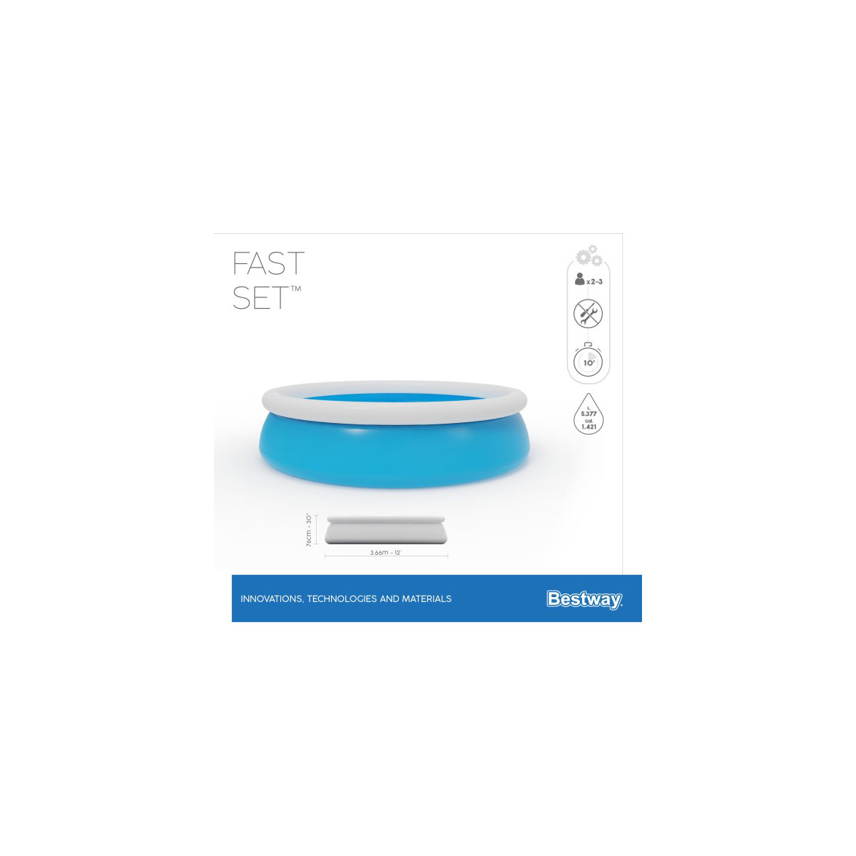 Quick Up Pool 366 cm Bild 6