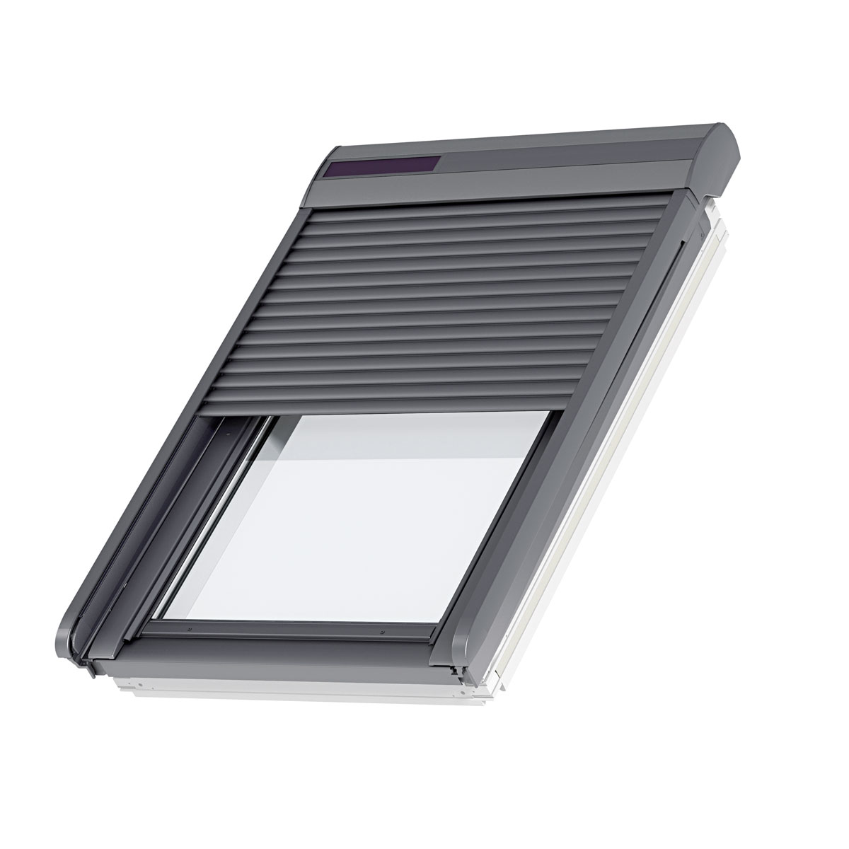 Velux Solar-Rollladen SSL CK04 0000S Aluminium Dunkelgrau Bild 1