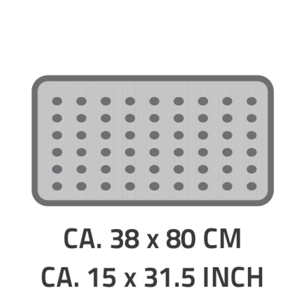 Ridder  Wanneneinlage Lido 38 x 80 cm schwarz Bild 2