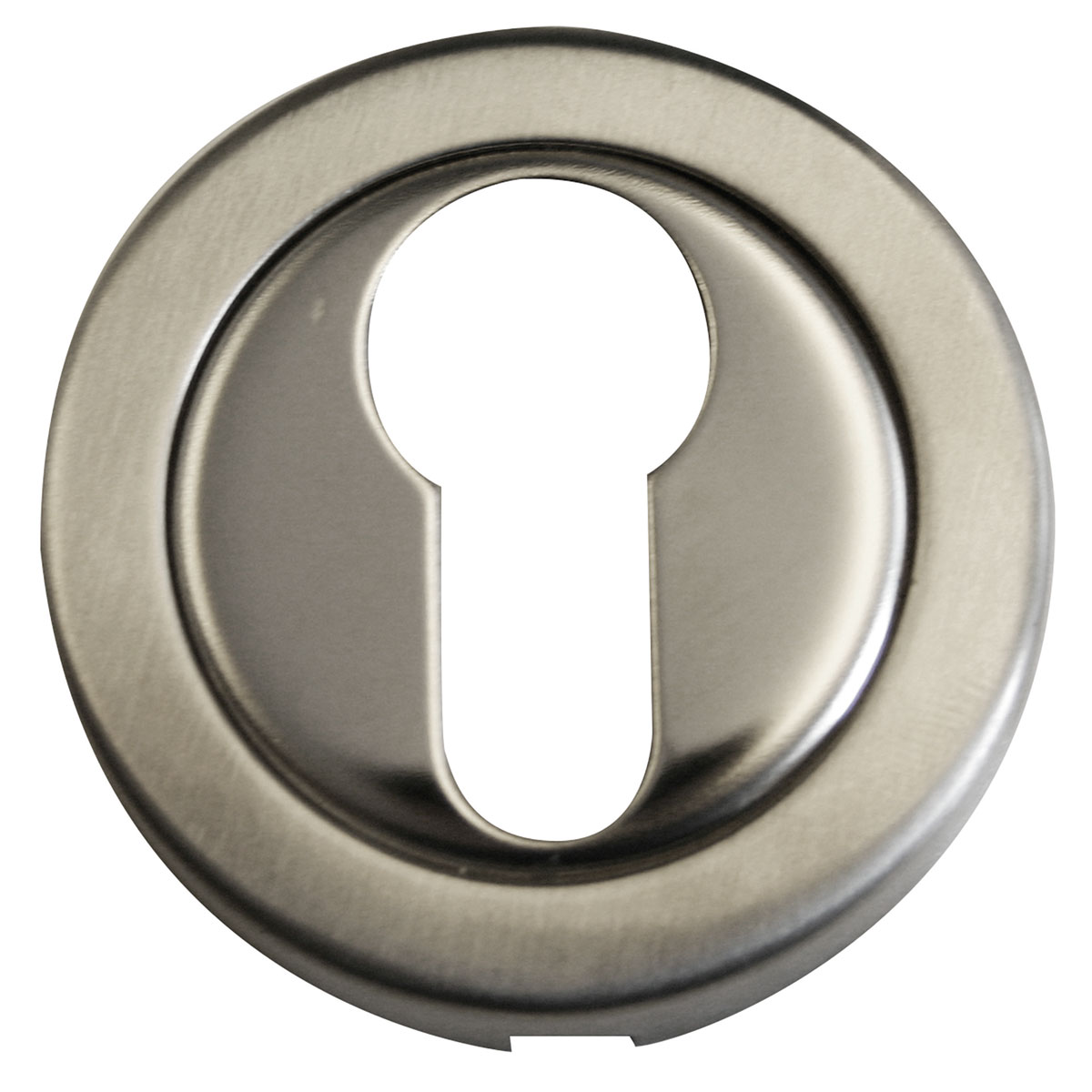 Alpertec Rosette Edelstahl poliert