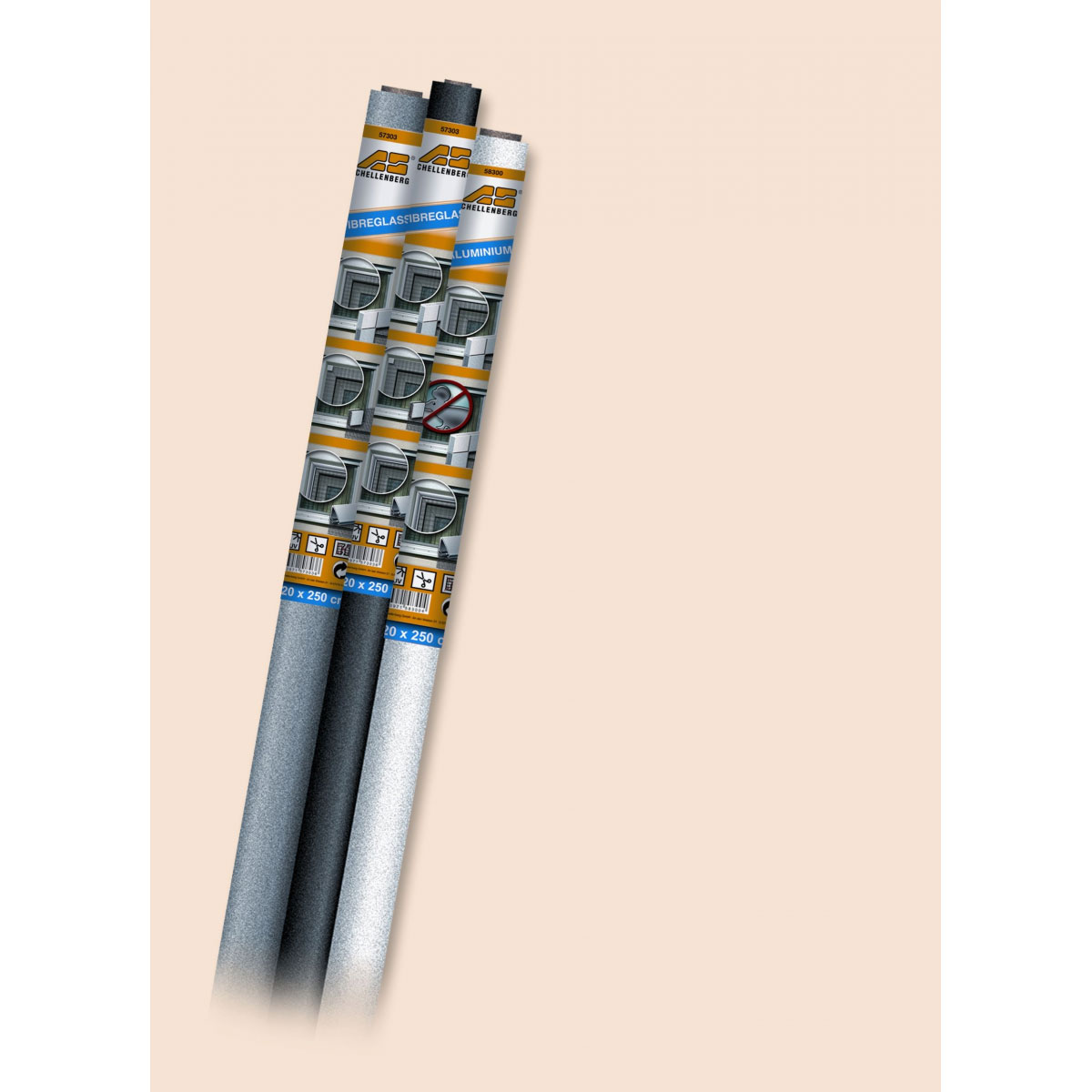 Schellenberg Fliegengitter 100 x 250 cm SB-Rolle