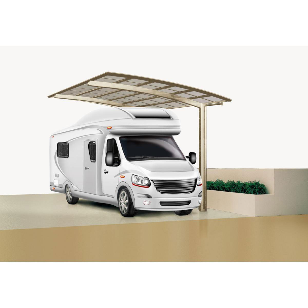 Ximax Carport Alu Portoforte 80 Caravan LxB 4954 x 2704 mm mattbraun