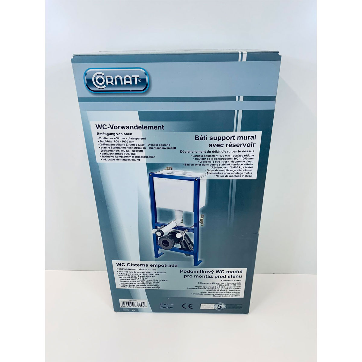 WC-Vorwandelement 40 x 80 x 18 cm