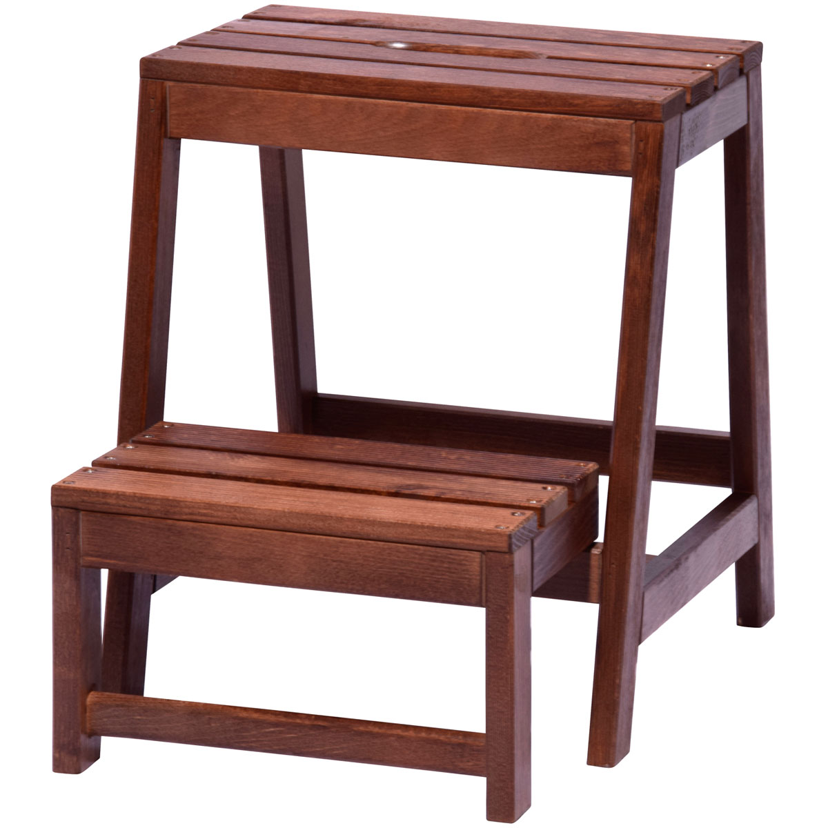 dobar Klapphocker 53/39 x 38 x 45 cm dunkelbraun Bild 5