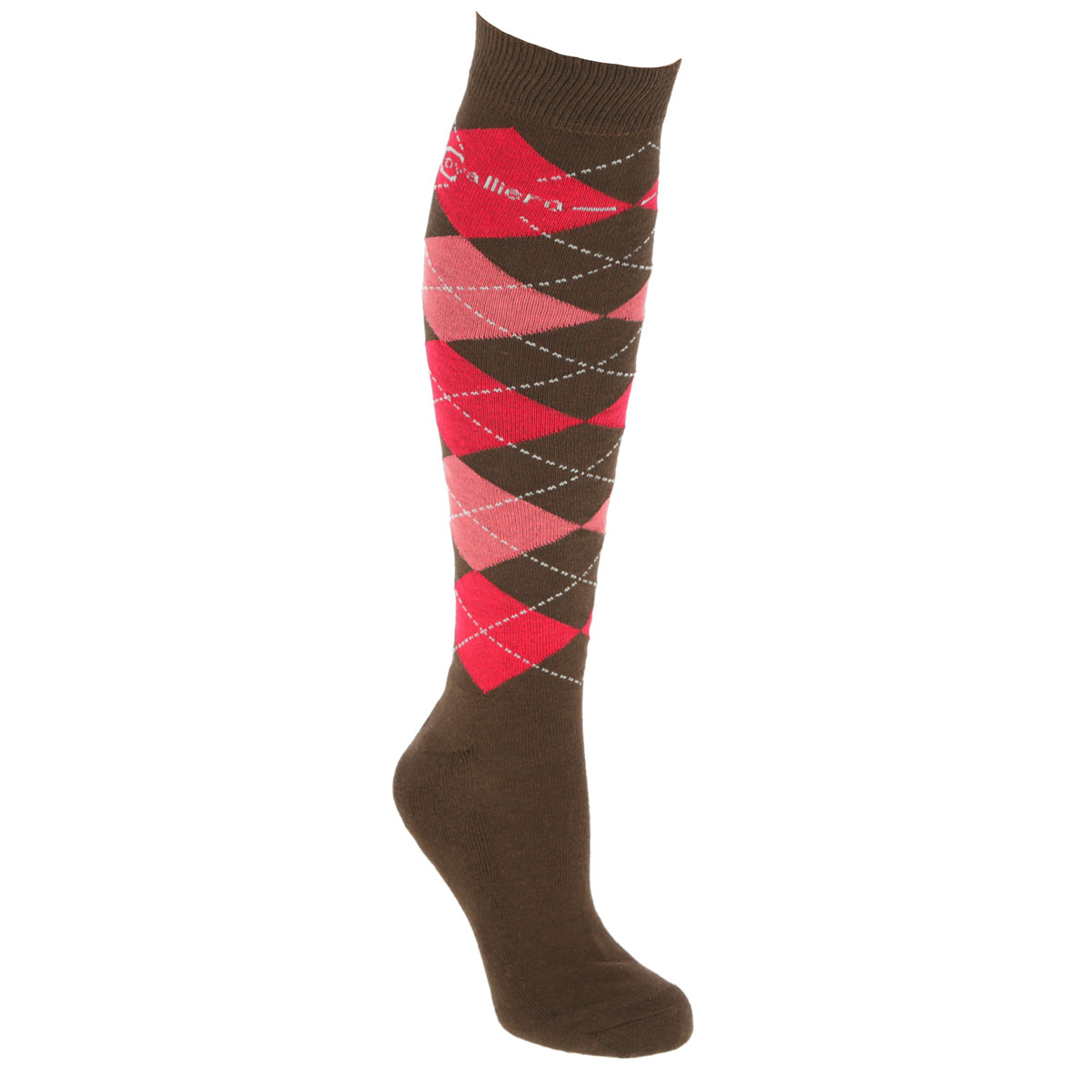 Reitstrümpfe Brescia Größe 37-39 rosa-rot