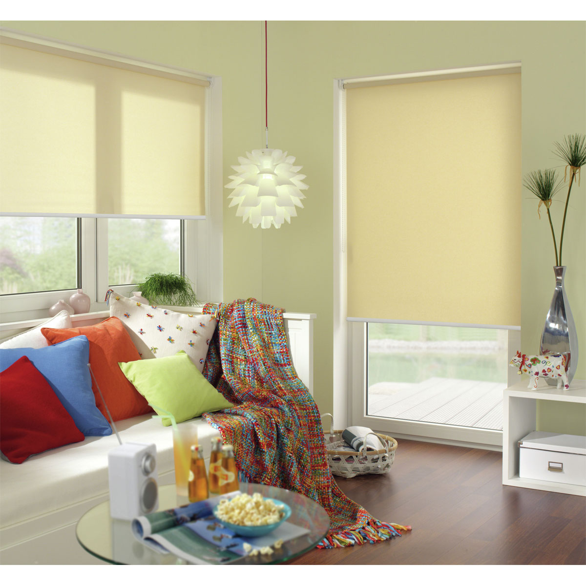 Gardinia Seitenzugrollo 82 x 230 cm Uni champagner Bild 6