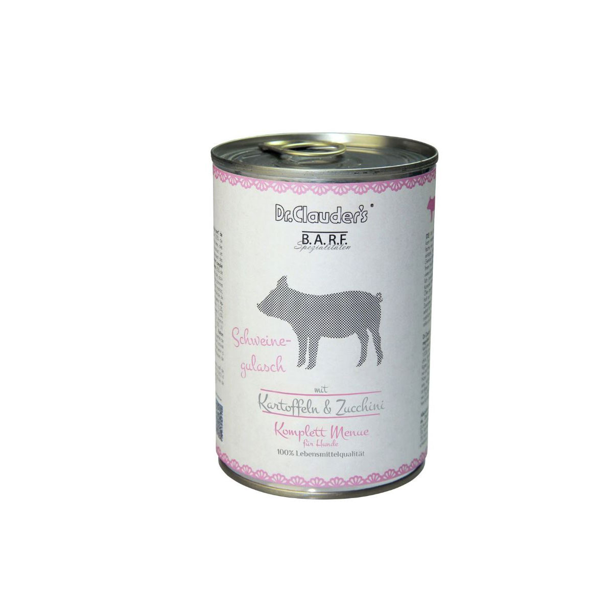 Dr Clauders Komplett Menue Schweinegulasch mit Kartoffeln und Zucchini 800 g