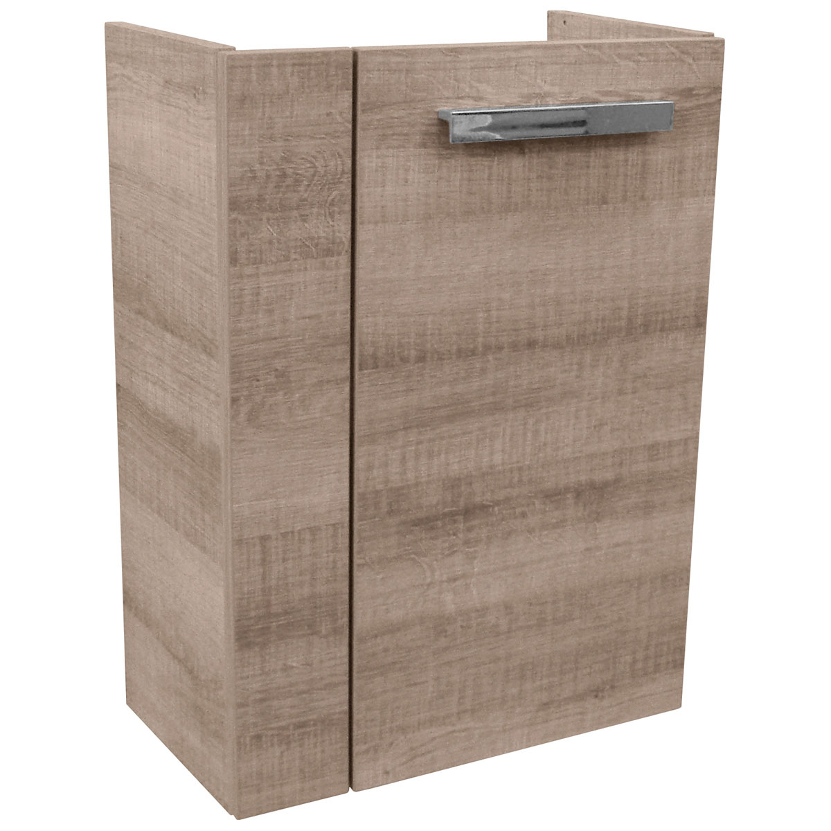 Fackelmann Gäste-WC Waschtischunterschrank rechts SBC 440 x 600 x 243 mm Graueiche