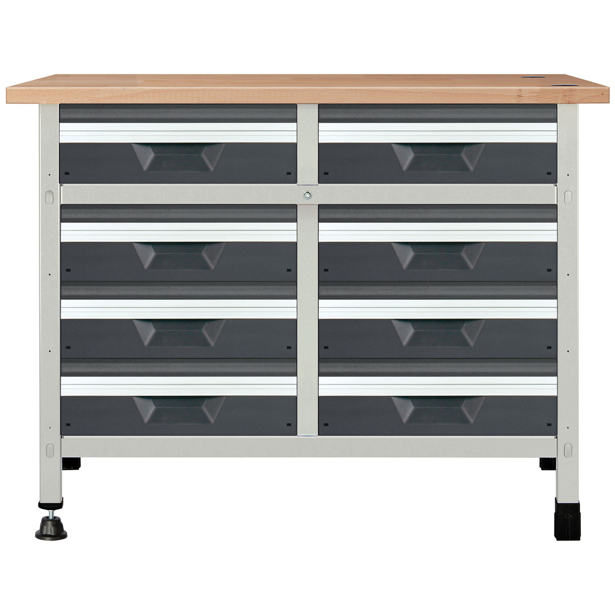 Wolfcraft  Werkbank WWS680 mit 8 Schubladen