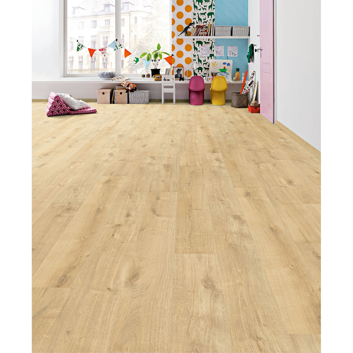 Living by HARO Laminatboden Sonderedition Eiche siena puro 128,2 x 19,3 cm Bild 3