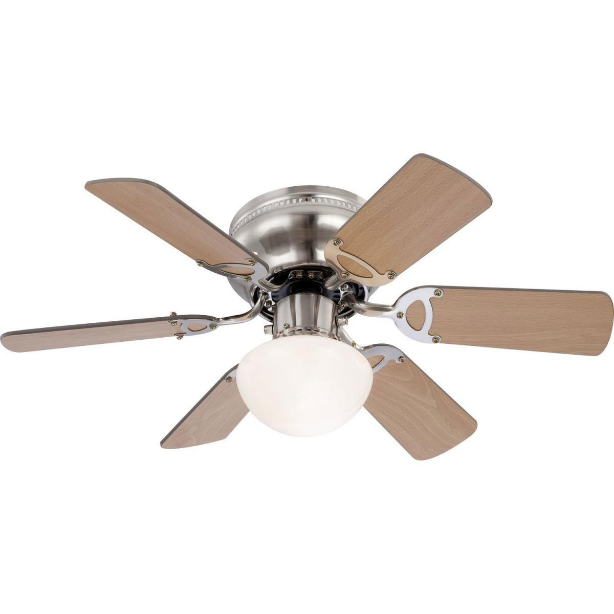 Deckenventilatormit Leuchte braun