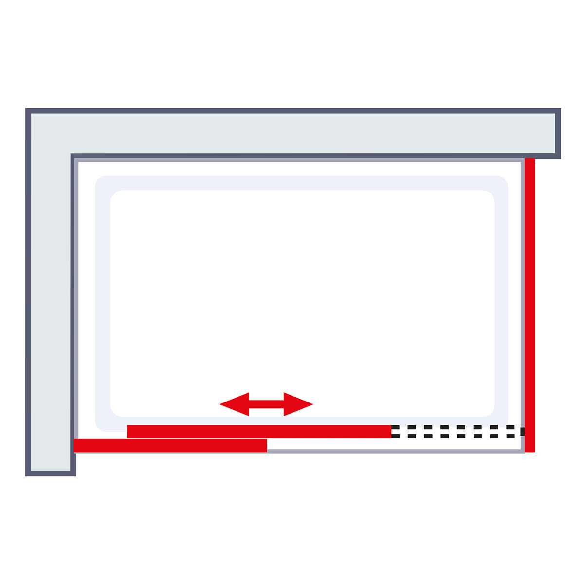 Schulte Komplettdusche Korsika 220 x 80 x 120 cm schwarz Bild 4