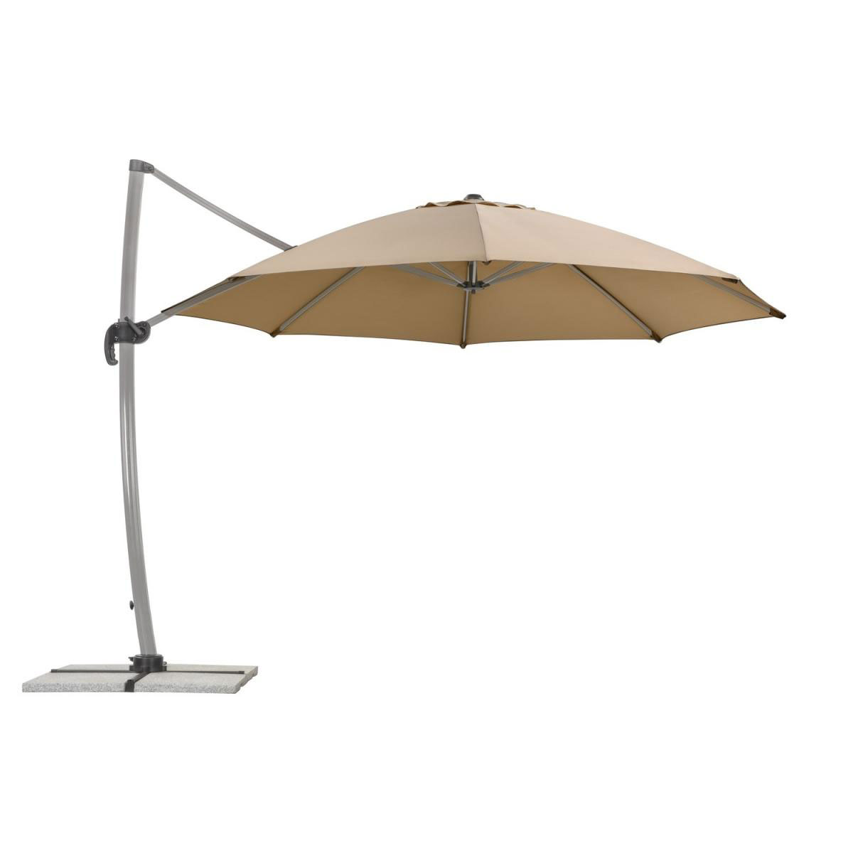 Schneider Schirme Ampelschirm Rhodos Rondo 350 cm Sand