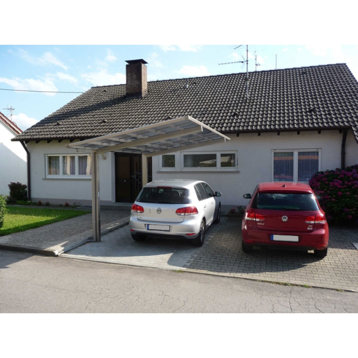 Ximax Carport Alu Linea 110 Edelstahl-Look Bild 4