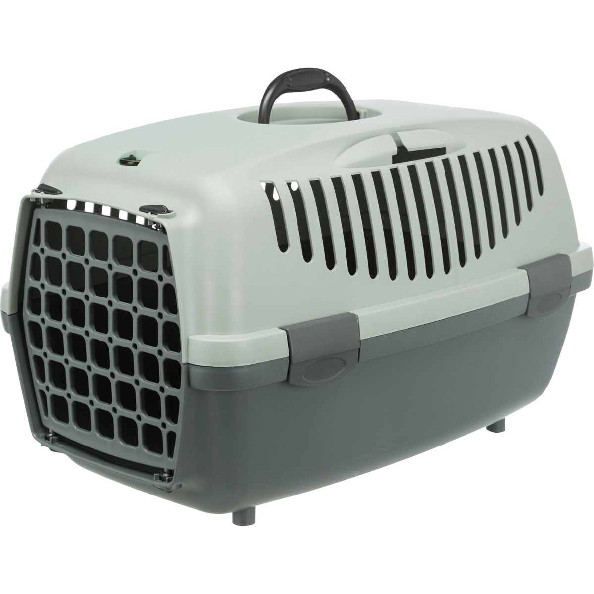 Trixie Be Eco Transportbox Capri 1 Größe XS 32 x 31 x 48 cm anthrazit/grau-grün
