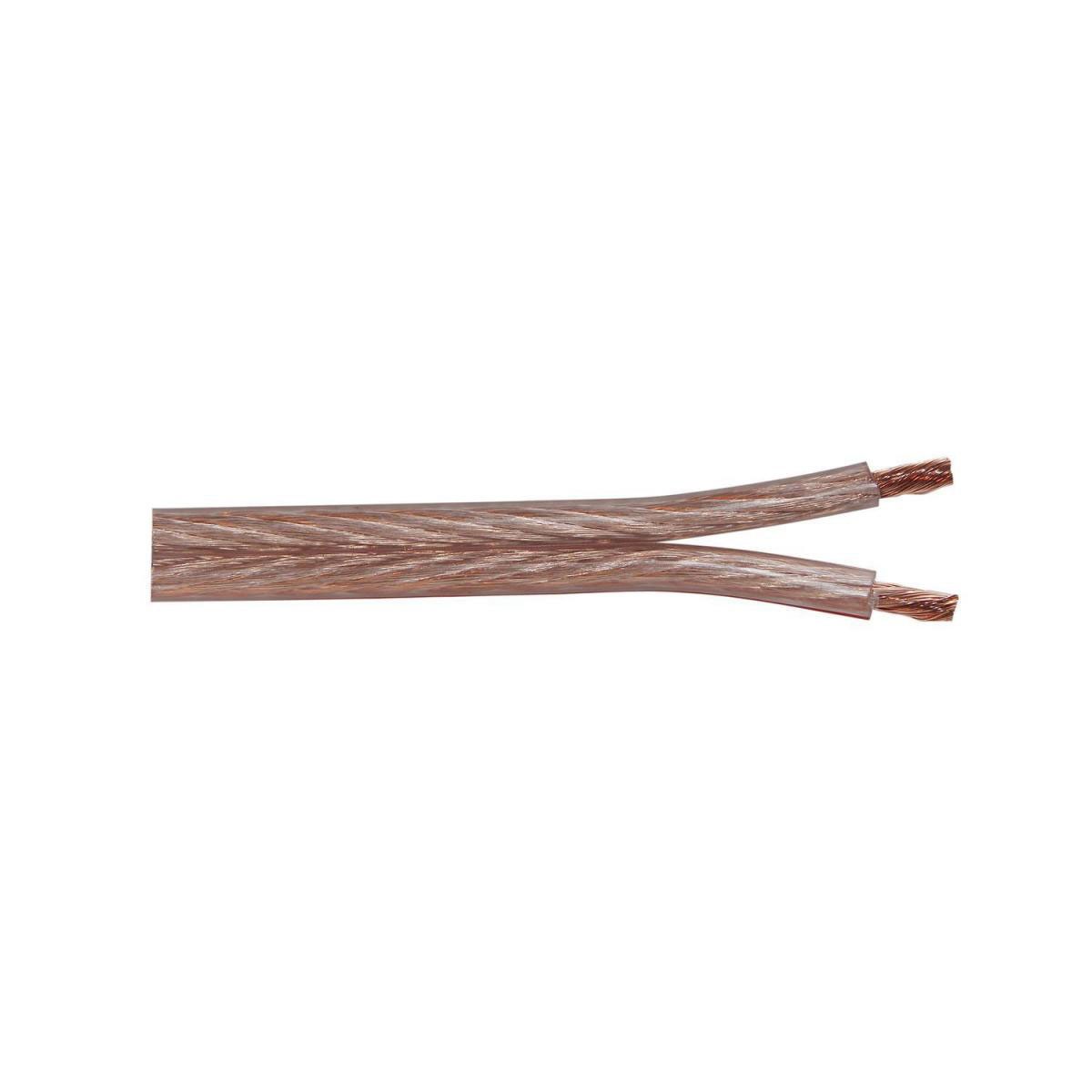 Lautsprecherleitung 2 x 4 transparent 10 m