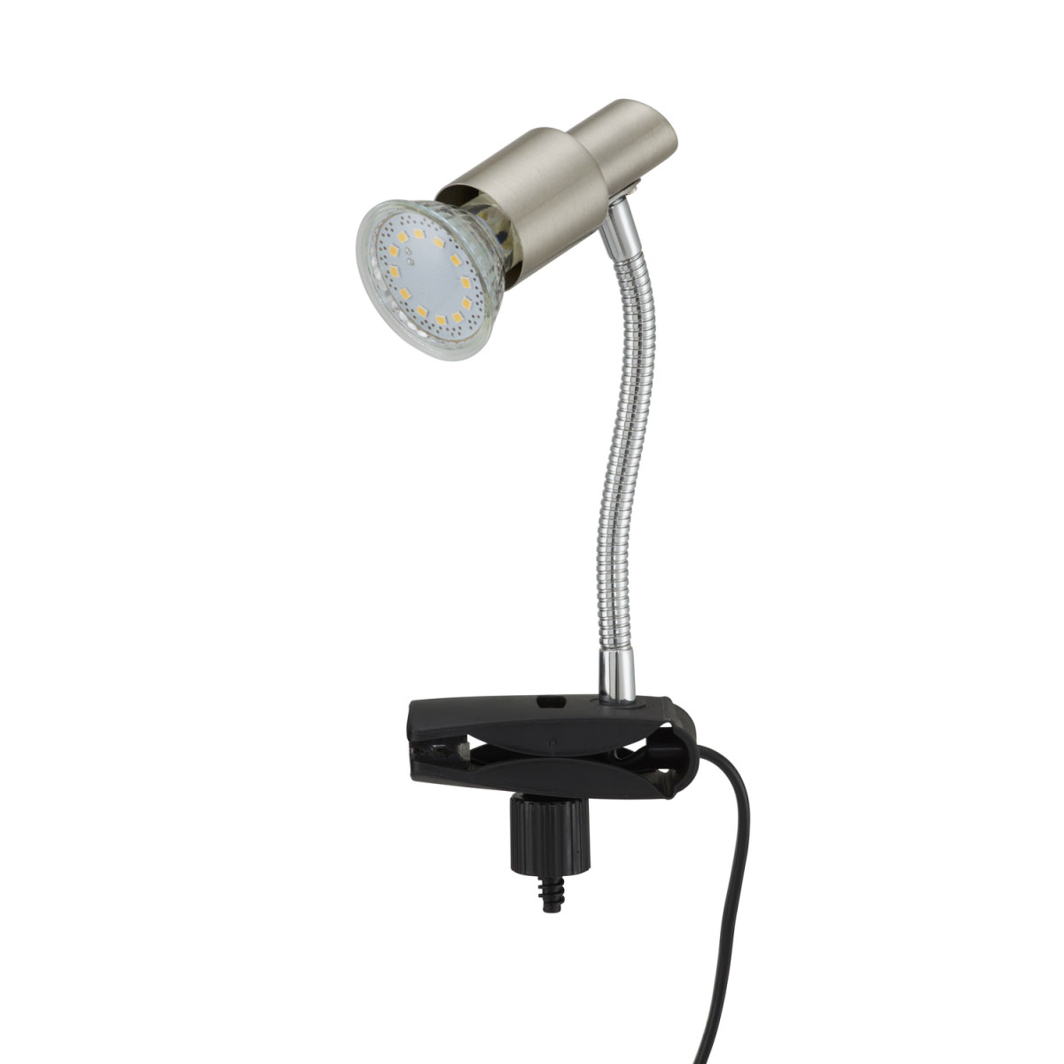 Briloner LED-Klemmleuchte Simple silber Briloner LED-Klemmleuchte Simple silber