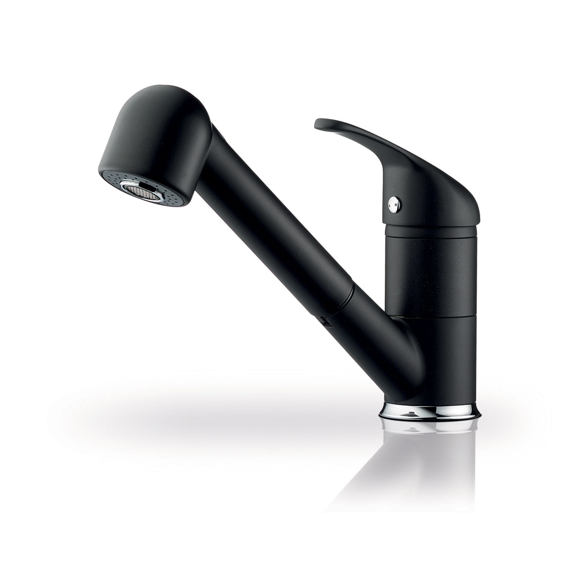 Pyramis Spültischarmatur „Festivo Pyragranite“ carbon Geschirrbrause