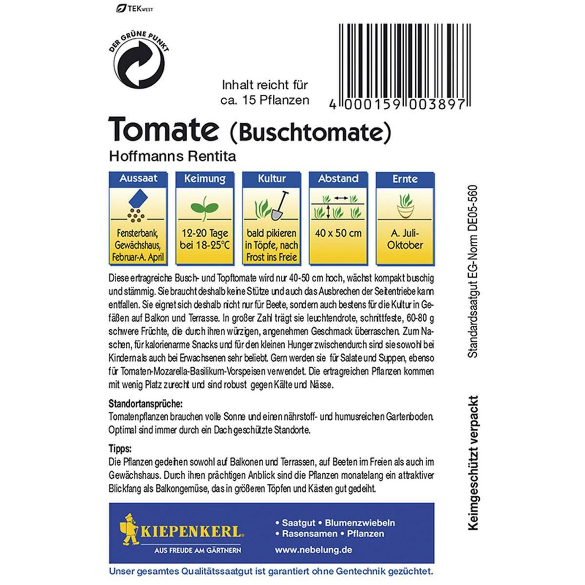 Kiepenkerl Tomaten Hoffmanns Rentita Bild 2