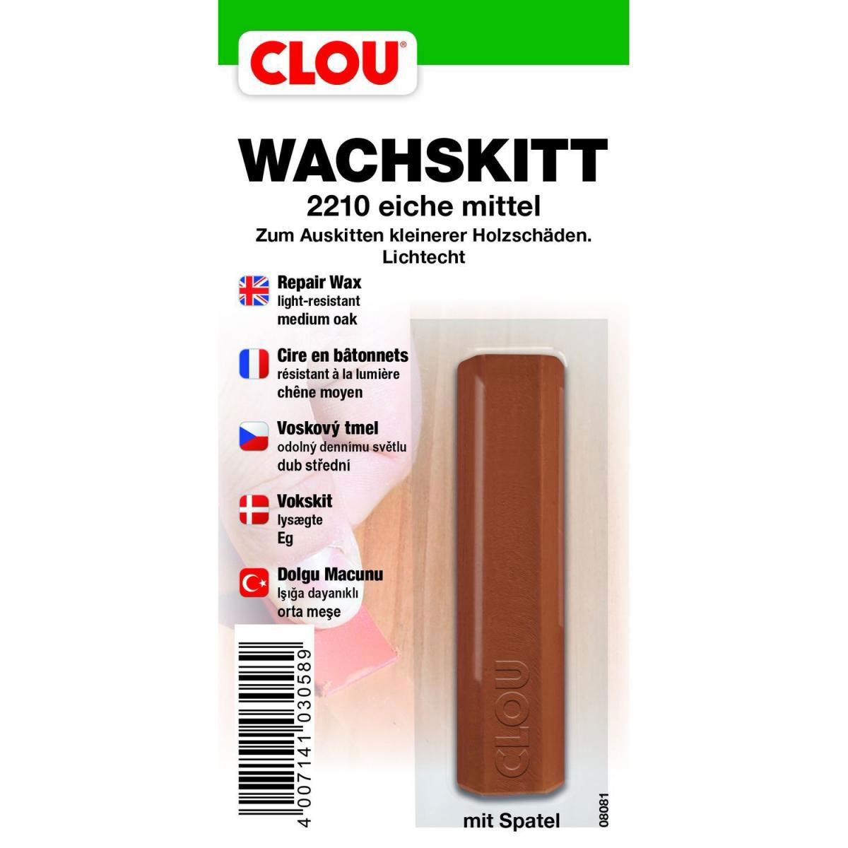 Clou Wachskitt Eiche mittel Clou Wachskitt Eiche mittel